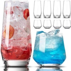 Cheers to Versatility: Review of Mfacoy 8-Piece Drinking Glass Set!