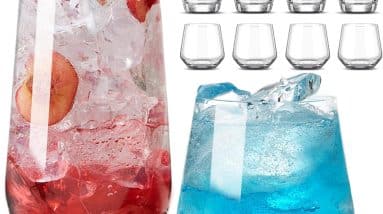 Cheers to Versatility: Review of Mfacoy 8-Piece Drinking Glass Set!