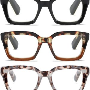 Chic Comfort: The Oprah-Style Square Reading Glasses You Need for Blue Light Protection