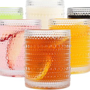 Chic Hydration: Vintage Hobnail Glassware Set Review