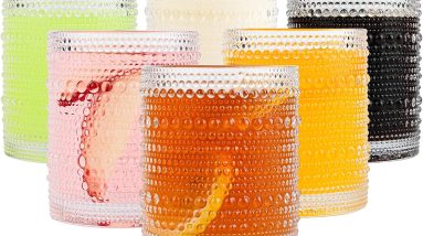 Chic Hydration: Vintage Hobnail Glassware Set Review