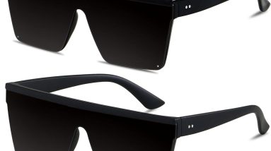 Discover Style and Protection: LYZOIT Oversized Flat Top Sunglasses Review!