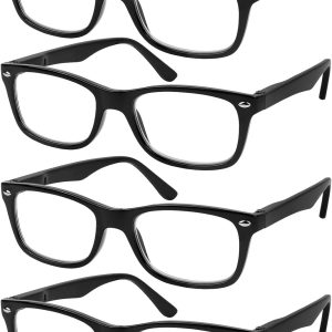 Elevate Your Reading: The Success Eyewear Set of 4 Stylish Readers