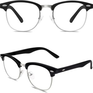 Retro Style Meets Eye Protection: Happy Store CN56 Horn Rimmed Glasses Review