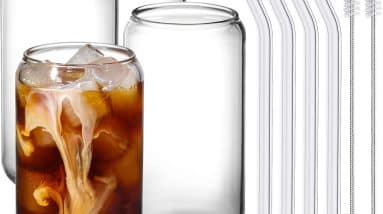 Sip in Style: Review of NETANY 4pcs Drinking Glass Set with Straws