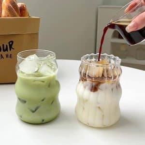 Sip in Style: Review of Vintage Ribbed Glass Cups for Every Beverage