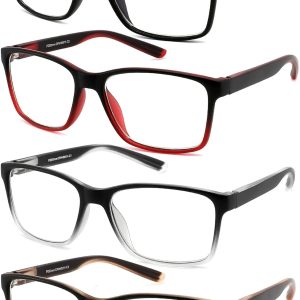 Stylish & Functional: Review of the 4-Pack Reading Glasses for Men