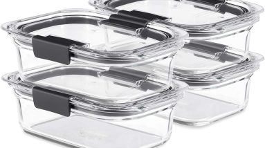 Transform Your Meal Prep with Rubbermaid Brilliance Glass Storage Containers: A Must-Have for Every Kitchen!