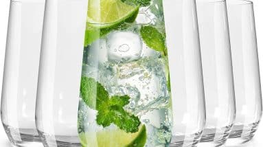 Elevate Your Drinks: Review of the Crystal Water Glasses Set