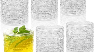 Elevate Your Sip: Review of Vintage Hobnail Cocktail Glasses Set