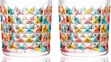 Elevate Your Spirits: SALADAYS Colorful Whiskey Glasses Review