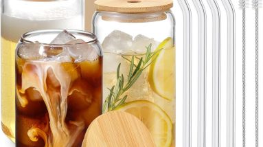 Savor Style: Review of the Bamboo Lid Drinking Glasses Set | Perfect for Every Sip!