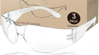 Stay Safe in Style: TICONN Clear Safety Glasses Review