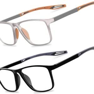 Stay Sharp: Review of 2 Pack Sports Style Blue Light Blocking Reading Glasses for Men