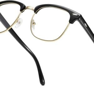 Stylish Clarity: A Review of Vintage Semi-Rimless Glasses
