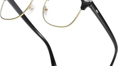 Stylish Clarity: A Review of Vintage Semi-Rimless Glasses