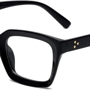 Stylish Clarity: EYLRIM Classic Thick Square Frame Glasses Review