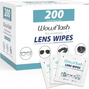 Ultimate Clarity: 200 Count Streak-Free Lens Wipes Review
