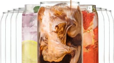 10 Stylish Le'raze Can Shaped Drinking Glasses: Perfect for Iced Tea, Cocktails, and More!