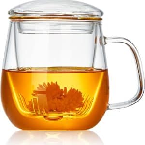 Brew in Style: The Ultimate Glass Tea Cup with Infuser & Lid Review