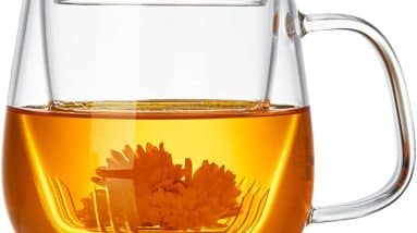 Brew in Style: The Ultimate Glass Tea Cup with Infuser & Lid Review