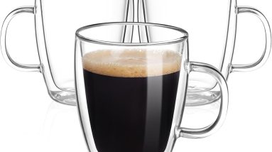 Elevate Your Coffee Experience: Review of YUNCANG Double Wall Glass Coffee Mugs