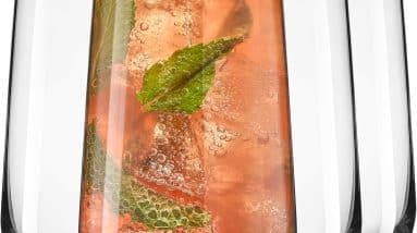 Elevate Your Drinking Experience with JoyJolt Gwen Highball Glasses: A Must-Have for Cocktail Lovers!