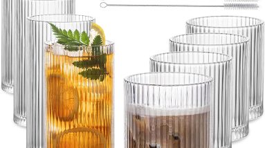 Elevate Your Sip: INSETLAN's Vintage Glassware Set Review