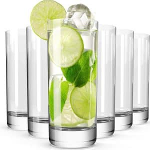 Elevate Your Sip: Review of the 13oz Crystal Highball Glasses Set