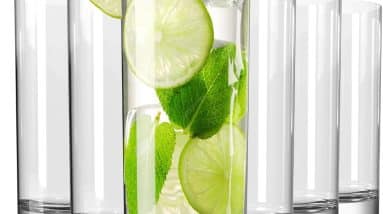 Elevate Your Sip: Review of the 13oz Crystal Highball Glasses Set