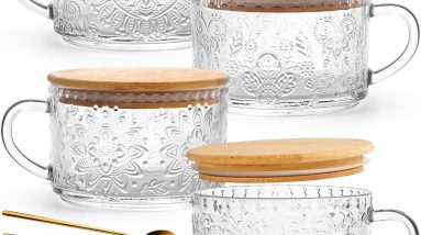 Elevate Your Sip: YORY Vintage Glass Mugs Review for Coffee Lovers!