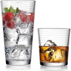 Elevate Your Sips: Review of the Versatile Set of 8 Drinking Glasses!