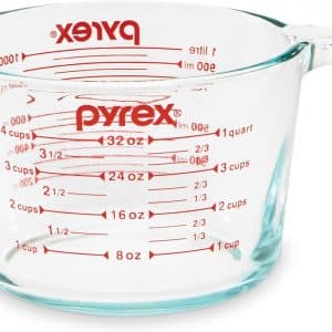 Essential Pyrex 4-Cup Glass Measuring Cup: A Must-Have for Every Kitchen!