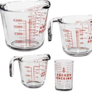 Measuring Made Easy: A Review of the Anchor Hocking Glass Measuring Cups Set
