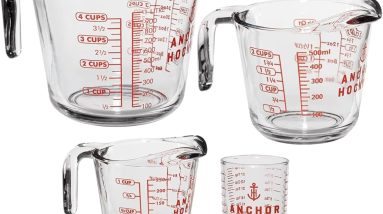 Measuring Made Easy: A Review of the Anchor Hocking Glass Measuring Cups Set
