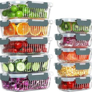Organize Your Meals: Review of 10-Pack Glass Meal Prep Containers
