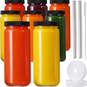 Refresh Your Hydration: Review of 8 Pack Glass Juicing Bottles for Every Beverage!
