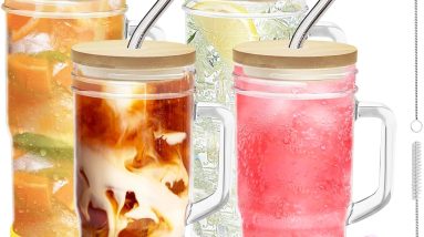 Sip in Style: 4-Pack Glass Tumbler Cups for Every Beverage