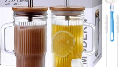 Sip in Style: Birity 24oz Ribbed Glass Cups Review
