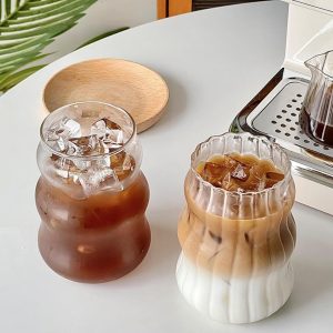 Sip in Style: Discover the Vintage Charm of Ribbed Glass Cups