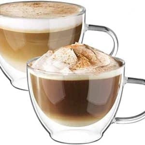Sip in Style: ecooe Double Walled Glass Coffee Mugs Review