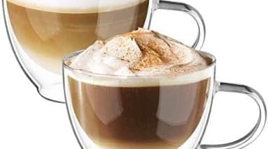 Sip in Style: ecooe Double Walled Glass Coffee Mugs Review