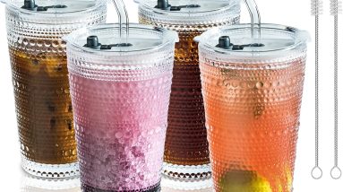 Sip in Style: KEMORELA Hobnail Glass Cups Review - Perfect for Cocktails and More!