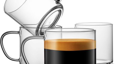Sip in Style: LUXU Hand Blown Coffee Mugs Set - Your Perfect Brew Companion!