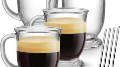 Sip in Style: Mfacoy Clear Glass Coffee Mugs Review