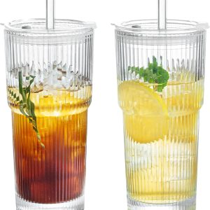 Sip in Style: Puraville Vintage Ribbed Glass Cups Review