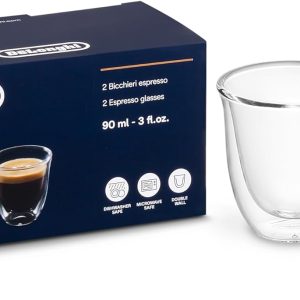 Sip in Style: Review of DeLonghi Double Wall Espresso Glasses