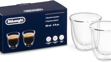 Sip in Style: Review of DeLonghi Double Wall Espresso Glasses