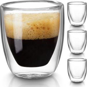 Sip in Style: Review of Double Walled Espresso Cups Set – Your Perfect Brew Companion!
