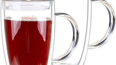 Sip in Style: Review of Double Walled Glass Coffee Mugs with Lids